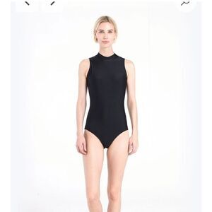 Cover Black One Piece Swimsuit Size Large